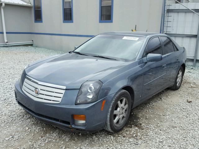 1G6DM57T060186735 - 2006 CADILLAC CTS BLUE photo 2