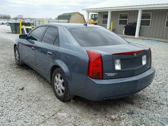 1G6DM57T060186735 - 2006 CADILLAC CTS BLUE photo 3