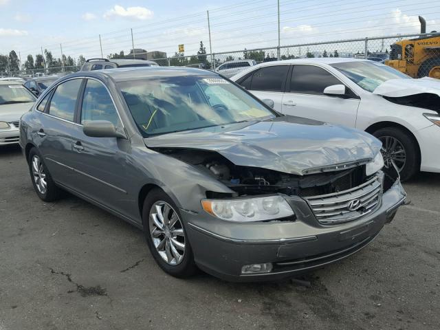 KMHFC46F06A100537 - 2006 HYUNDAI AZERA SE GREEN photo 1