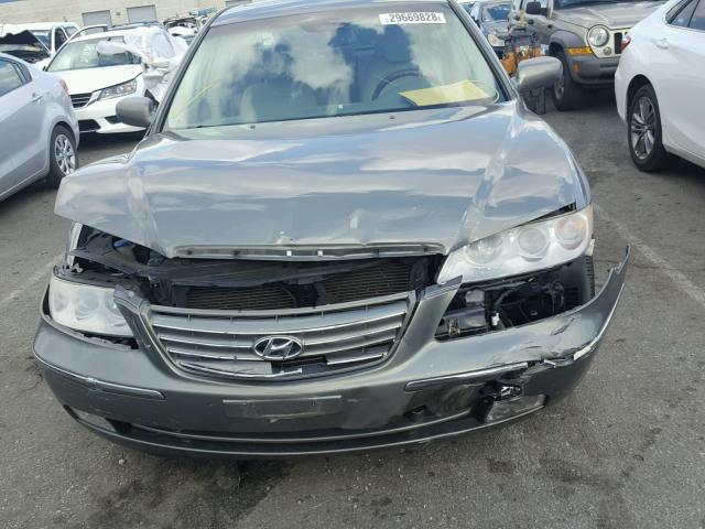 KMHFC46F06A100537 - 2006 HYUNDAI AZERA SE GREEN photo 9