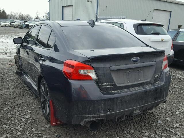 JF1VA1L67H9808268 - 2017 SUBARU WRX LIMITE GRAY photo 3