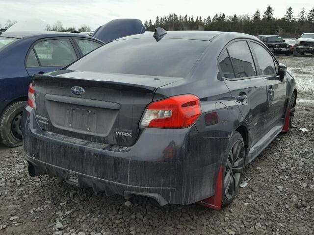 JF1VA1L67H9808268 - 2017 SUBARU WRX LIMITE GRAY photo 4