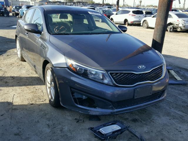 KNAGM4A75F5620549 - 2015 KIA OPTIMA LX GRAY photo 1