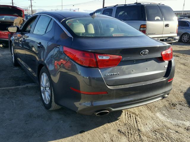 KNAGM4A75F5620549 - 2015 KIA OPTIMA LX GRAY photo 3