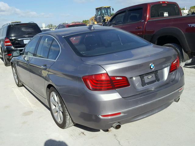 WBA5B1C51FD922269 - 2015 BMW 535 I GRAY photo 3