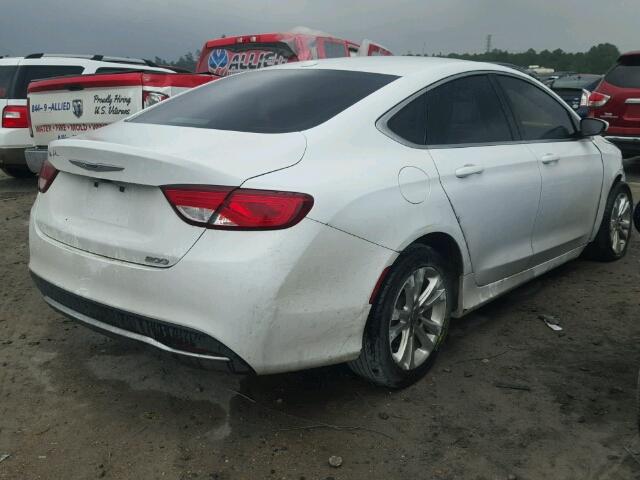 1C3CCCAB0GN137429 - 2016 CHRYSLER 200 LIMITE WHITE photo 4