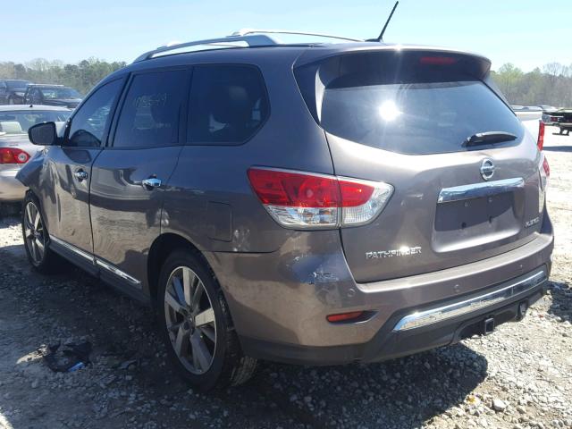 5N1AR2MN4DC657203 - 2013 NISSAN PATHFINDER GRAY photo 3