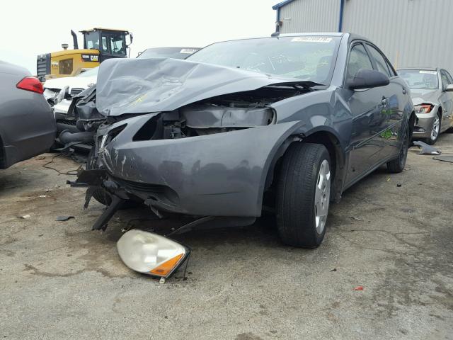 1G2ZF57B484167285 - 2008 PONTIAC G6 VALUE L GRAY photo 2