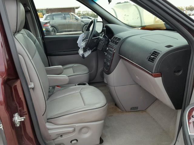 5GADV23L36D159036 - 2006 BUICK TERRAZA CX BURGUNDY photo 5