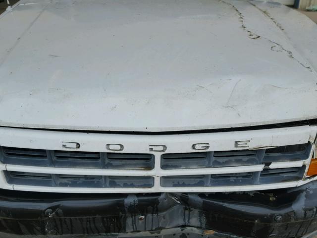 1B7FL26X7SW934240 - 1995 DODGE DAKOTA WHITE photo 7