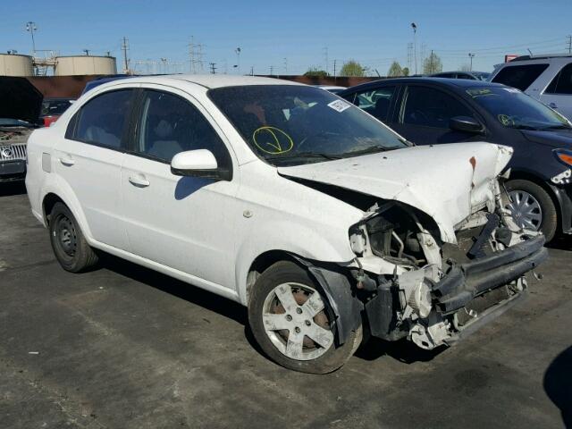 KL1TD566X8B279698 - 2008 CHEVROLET AVEO BASE Biały zdjęcie 1