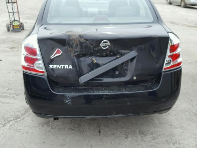 3N1AB61E58L642162 - 2008 NISSAN SENTRA 2.0 BLACK photo 9