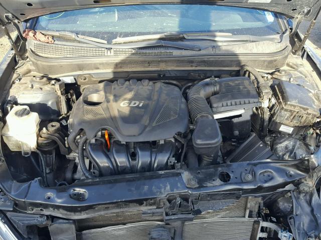 5NPEB4AC7DH754411 - 2013 HYUNDAI SONATA GLS GRAY photo 7