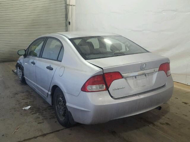 2HGFA1F33AH515166 - 2010 HONDA CIVIC VP SILVER photo 3