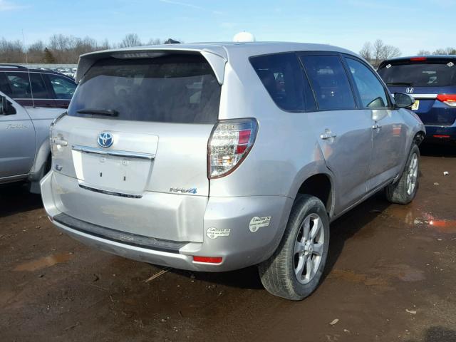 2T3YL4DV3EW002917 - 2014 TOYOTA RAV4 EV SILVER photo 4