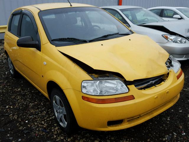 KL1TD666X8B130309 - 2008 CHEVROLET AVEO BASE Sarı fotoğraf 1