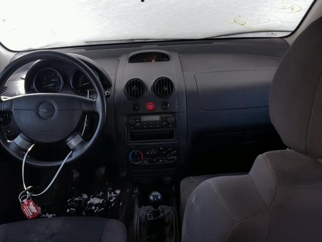 KL1TD666X8B130309 - 2008 CHEVROLET AVEO BASE Sarı fotoğraf 9