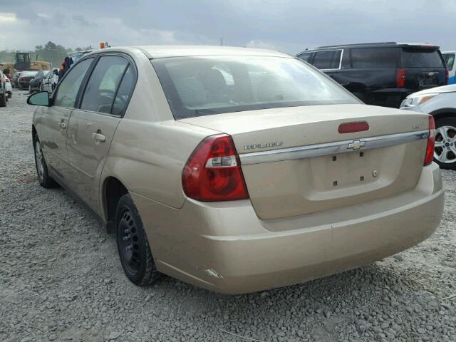 1G1ZS51F26F190514 - 2006 CHEVROLET MALIBU LS 金色 照片 3