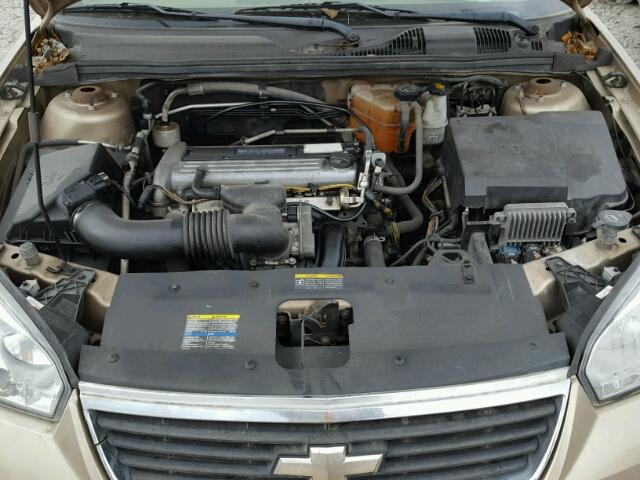1G1ZS51F26F190514 - 2006 CHEVROLET MALIBU LS 金色 照片 7