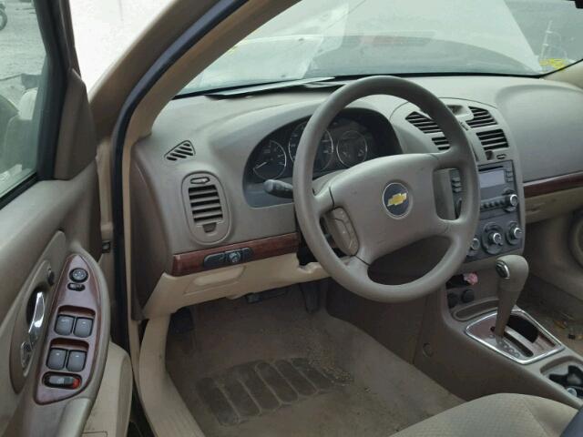 1G1ZS51F26F190514 - 2006 CHEVROLET MALIBU LS 金色 照片 9
