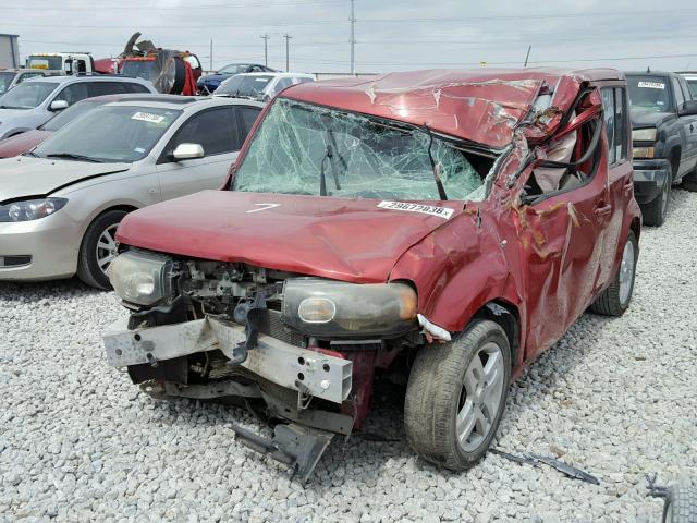 JN8AZ2KR2AT160600 - 2010 NISSAN CUBE BASE RED photo 2