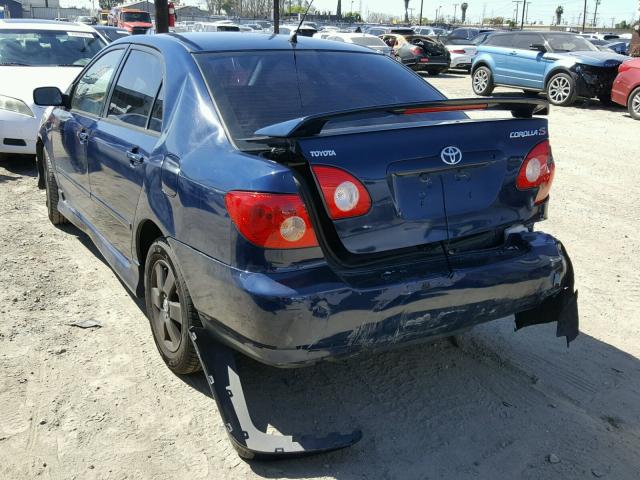 1NXBR30E45Z544718 - 2005 TOYOTA COROLLA CE BLUE photo 3