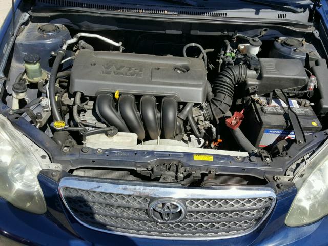 1NXBR30E45Z544718 - 2005 TOYOTA COROLLA CE BLUE photo 7