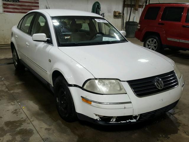 WVWMD63BX3P276316 - 2003 VOLKSWAGEN PASSAT GL WHITE photo 1