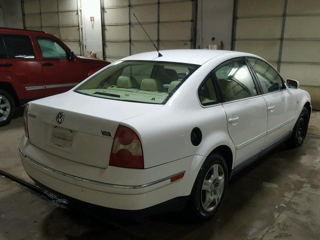 WVWMD63BX3P276316 - 2003 VOLKSWAGEN PASSAT GL WHITE photo 4