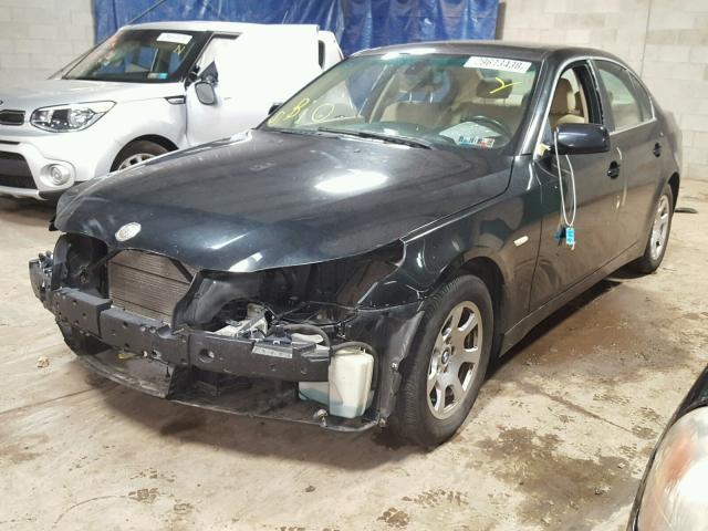 WBANA53524B847813 - 2004 BMW 525 I BLACK photo 2