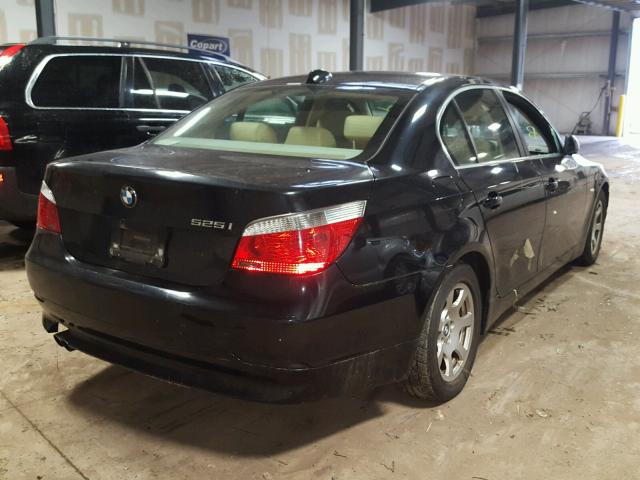 WBANA53524B847813 - 2004 BMW 525 I BLACK photo 4