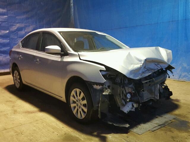 3N1AB7AP3JY220777 - 2018 NISSAN SENTRA S SILVER photo 1