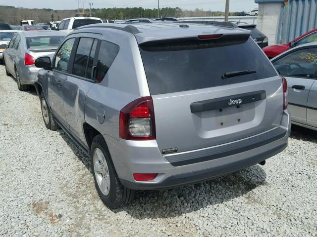 1C4NJCBB4GD602003 - 2016 JEEP COMPASS SP SILVER photo 3