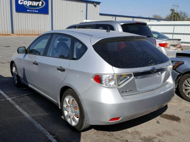 JF1GH61668H832569 - 2008 SUBARU IMPREZA 2. SILVER photo 3