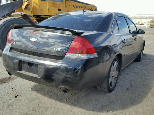 2G1WD58C779114466 - 2007 CHEVROLET IMPALA SUP BLACK photo 4