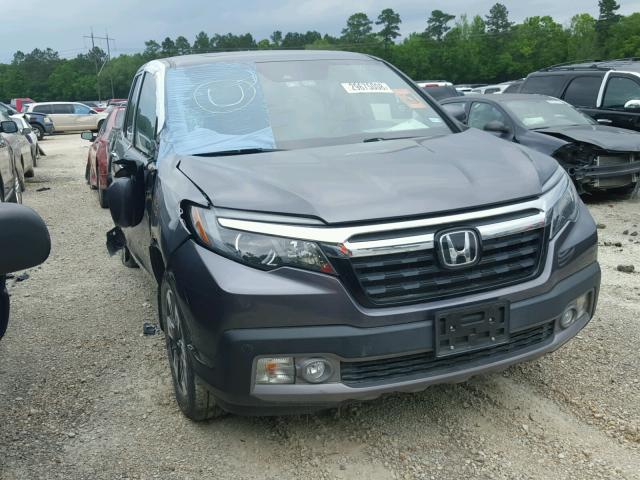 5FPYK3F79HB003650 - 2017 HONDA RIDGELINE GRAY photo 1