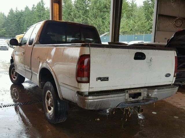 1FTRX18L8XKA72277 - 1999 FORD F150 WHITE photo 3