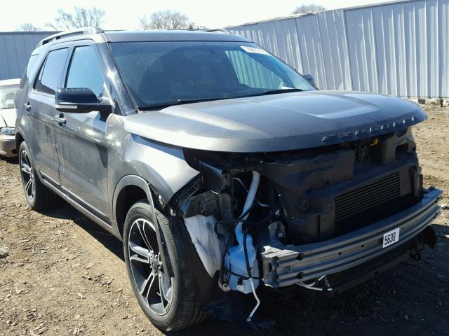 1FM5K8GT5FGA25499 - 2015 FORD EXPLORER S GRAY photo 1