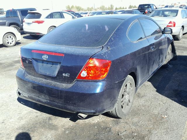 JTKDE177960128461 - 2006 TOYOTA SCION TC BLUE photo 4