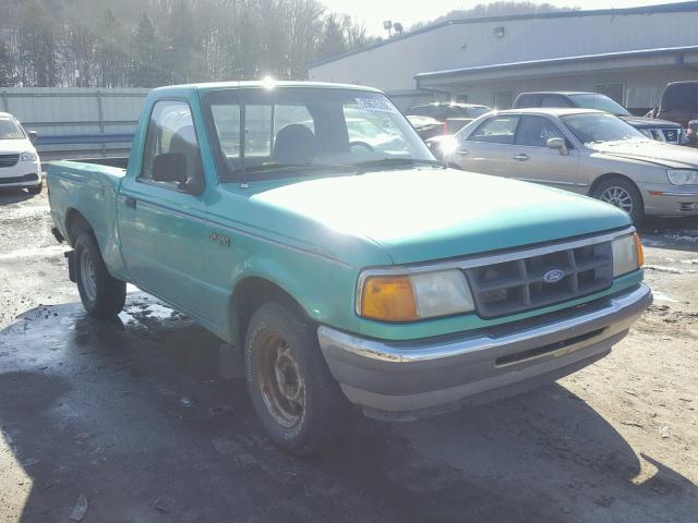 1FTCR10AXPPB41676 - 1993 FORD RANGER TEAL photo 1