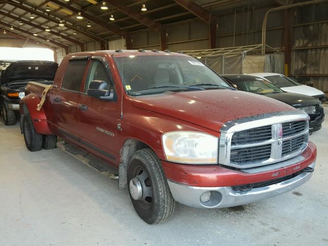 3D7ML49C46G233533 - 2006 DODGE RAM 3500 RED photo 1