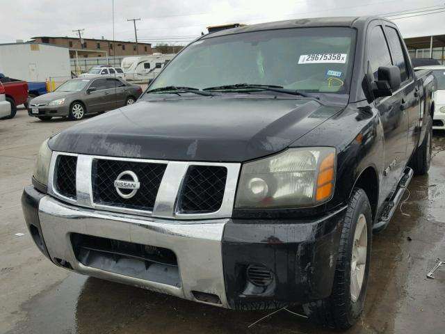 1N6BA07G98N308952 - 2008 NISSAN TITAN XE BLACK photo 2