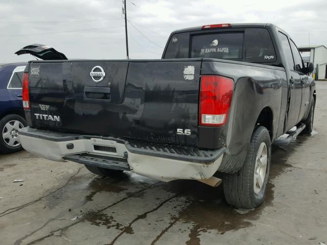 1N6BA07G98N308952 - 2008 NISSAN TITAN XE BLACK photo 4