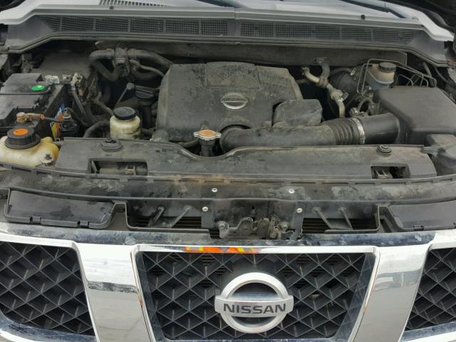 1N6BA07G98N308952 - 2008 NISSAN TITAN XE BLACK photo 7