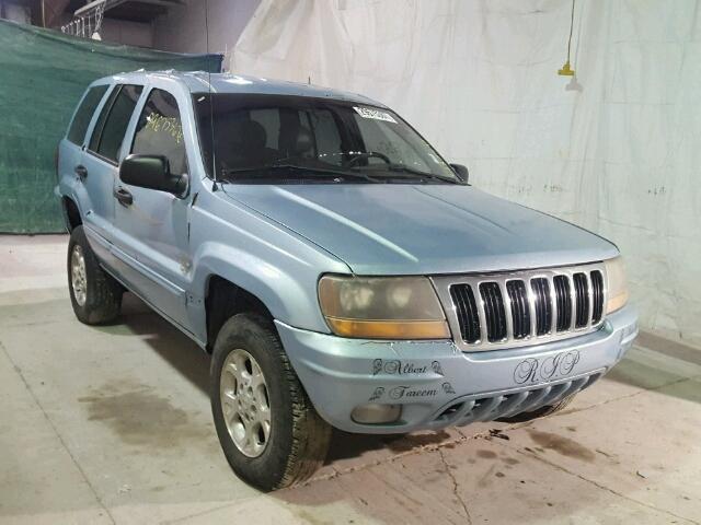 1J4GW48S8YC167785 - 2000 JEEP GRAND CHER BLUE photo 1