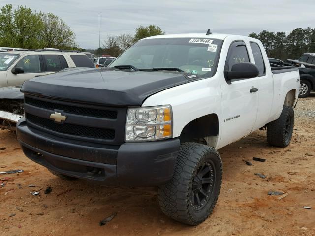 2GCEK19J871683937 - 2007 CHEVROLET SILVERADO WHITE photo 2