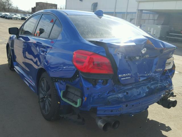 JF1VA1B60H9831280 - 2017 SUBARU WRX BLUE photo 3