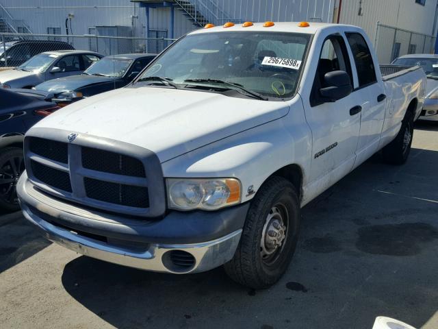 3D7LR38C25G776240 - 2005 DODGE RAM 3500 S WHITE photo 2