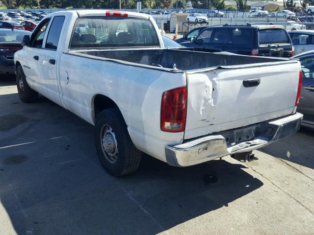 3D7LR38C25G776240 - 2005 DODGE RAM 3500 S WHITE photo 3