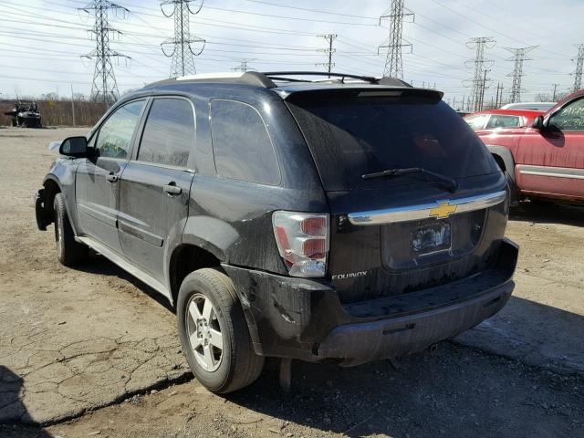 2CNDL13F256047877 - 2005 CHEVROLET EQUINOX LS BLACK photo 3